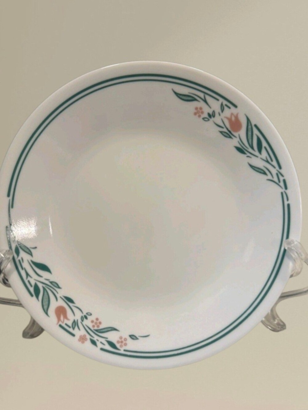 🌷Set Of 4, Vintage Corelle - Rosemarie Pink Tulip Dinner Plates